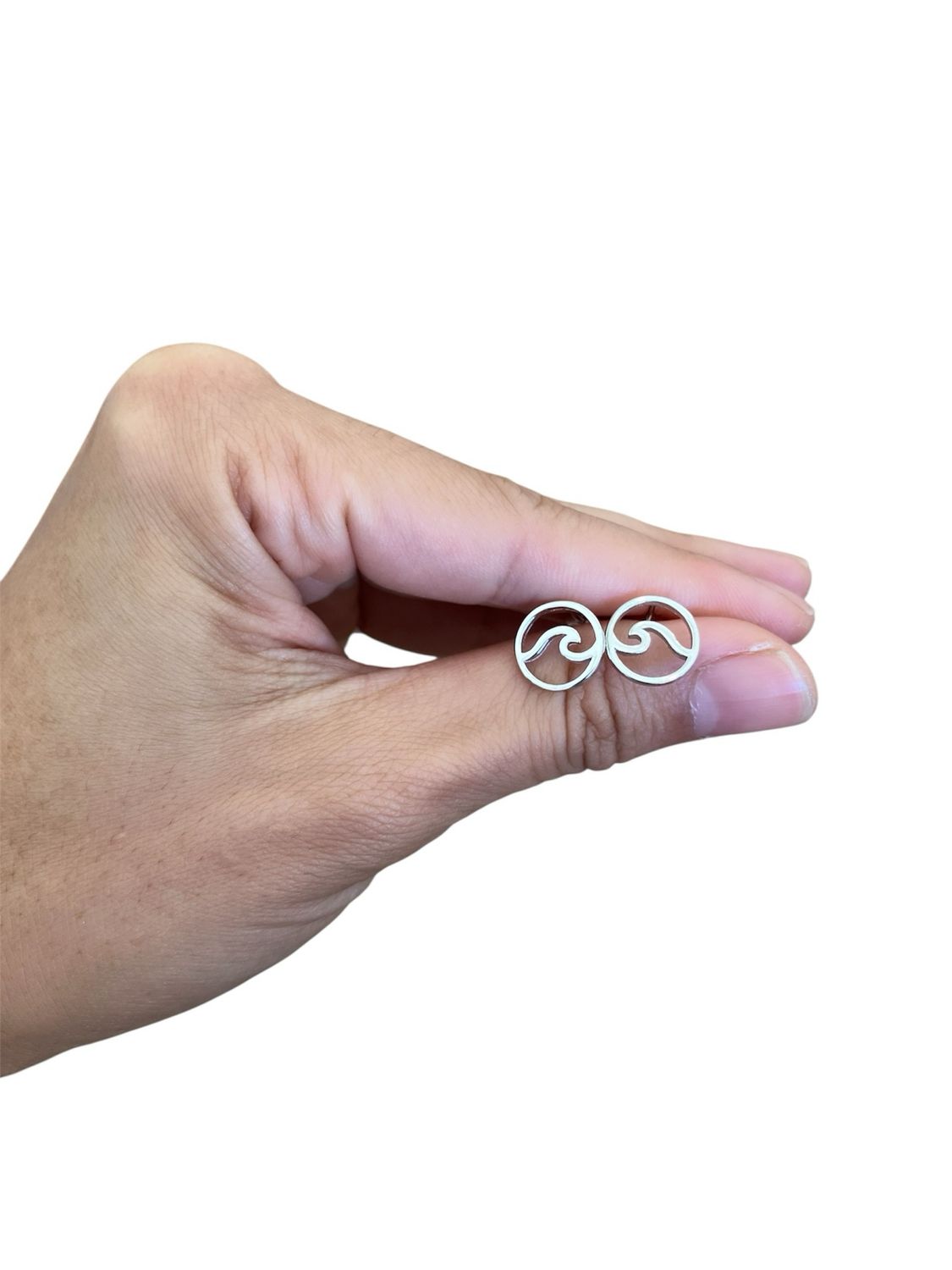 Wave Earrings Studs Hawaii
