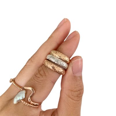 Hawaiian Heirloom Ring Hawaii Sterling Silver or Gold Filled