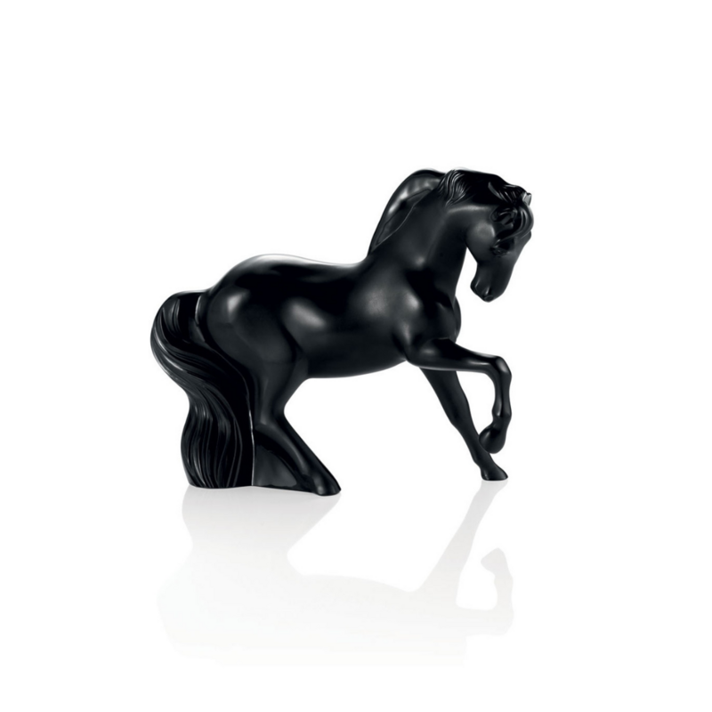 HORSE MISTRAL SCULPTURE - BLACK