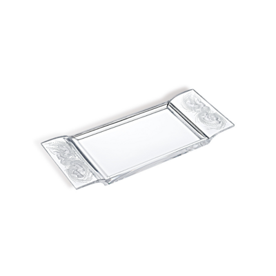 LALIQUE NAIADES TRAY CLEAR