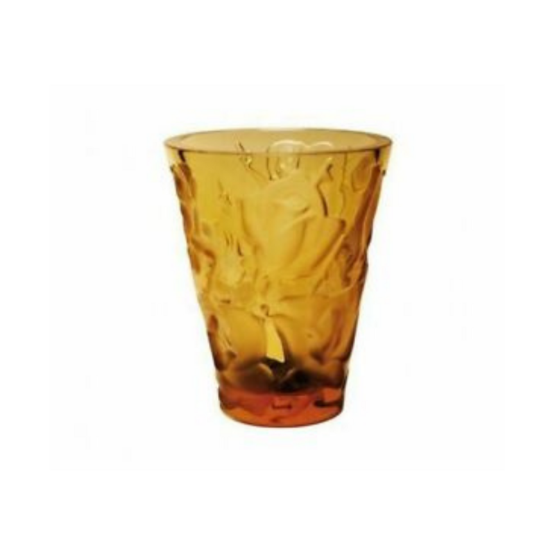 LALIQUE CRYSTAL ISPAHAN VASE AMBER