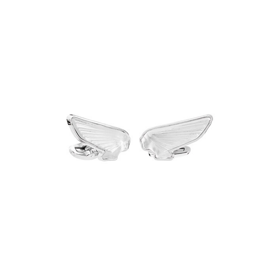 LALIQUE VICTOIRE CUFFLINKS CLEAR