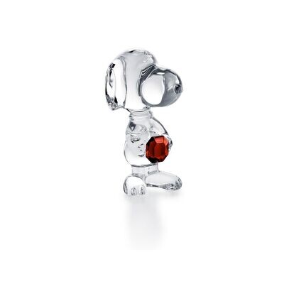 Baccarat SNOOPY CRYSTAL OCTAGON FIGURINE