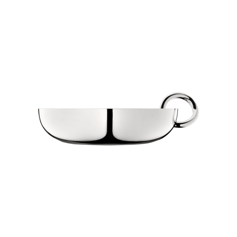 Vertigo - Silver-Plated Snack/Trinket Bangle Bowl, Large