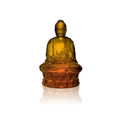 Bacchantes Small Buddha Sculpture - Amber