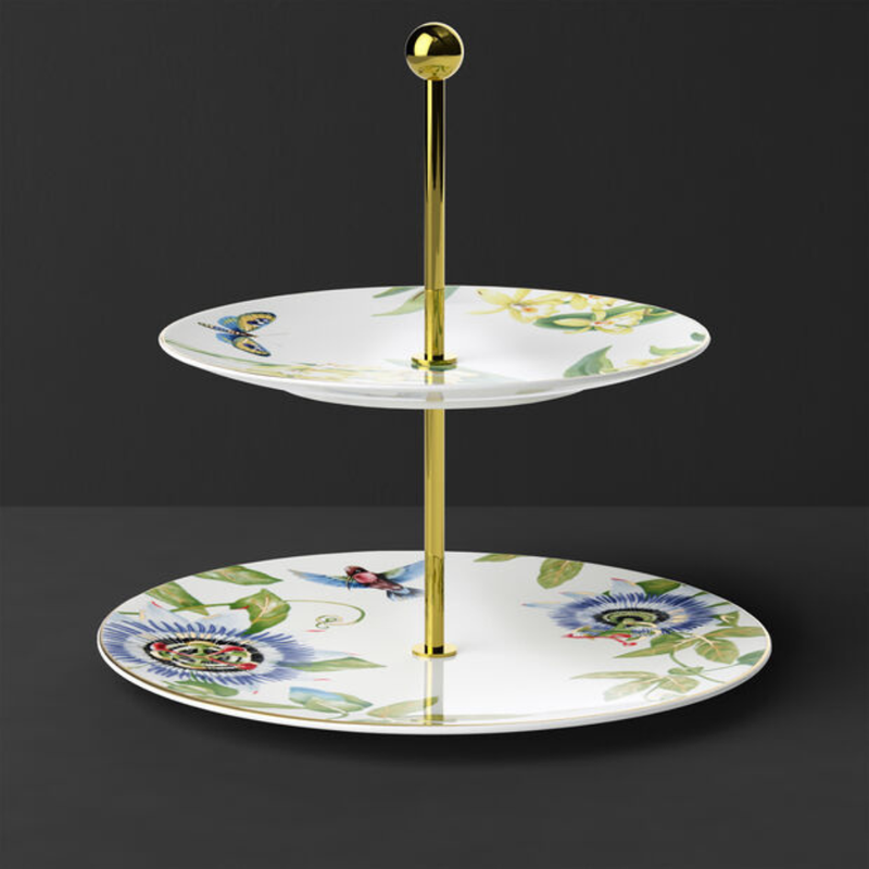 Amazonia etagere, white/multi-coloured