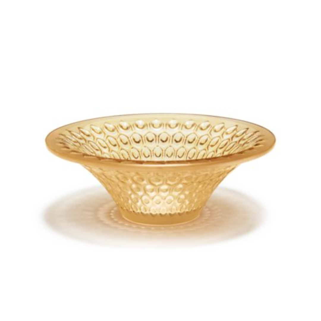 Lalique - Crystal Rayons Bowl (Gold Luster)