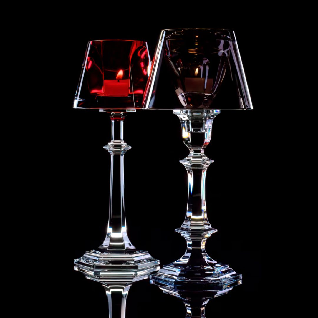 BACCARATHARCOURT OUR FIRE CANDLESTICK