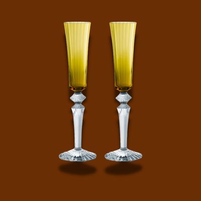 BACCARAT MILLE NUITS FLUTISSIMO FLUTES CHAMPAGNE SET OF 2