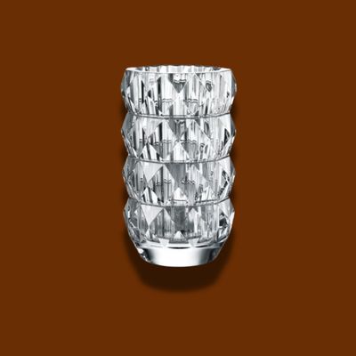 BACCARAT LOUXOR ROUND VASE M CLEAR