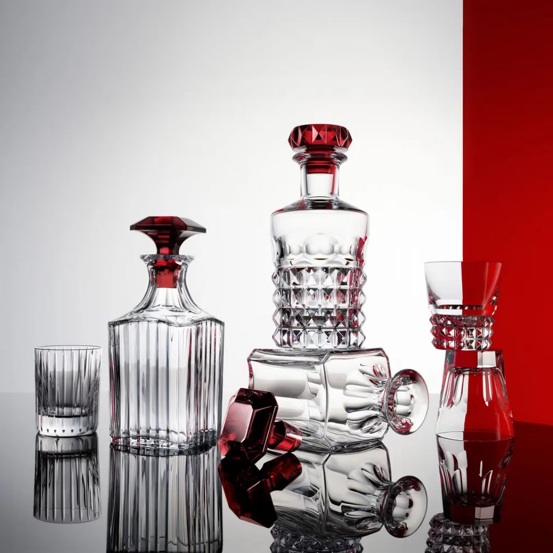 BACCARAT NEW ANTIQUE MIRAGE DUAL VASE