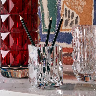 BACCARAT LOUXOR PENCIL HOLDER CLEAR