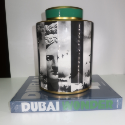 DAVID PORCELAIN POT GREEN
