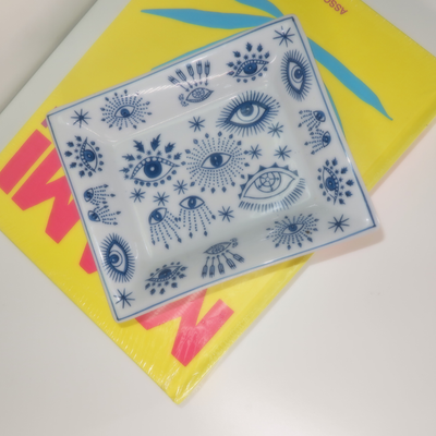 MYKONOS CERAMIC ASHTRAY