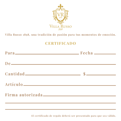 GIFT CERTIFICATE