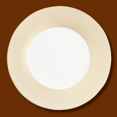 MALMAISON IMPERIALE -PORCELAIN UNDERPLATE GOLD FINISH