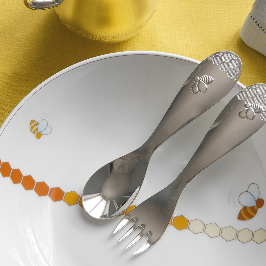 BEEBEE -SILVER PLATED FLATWARE SET