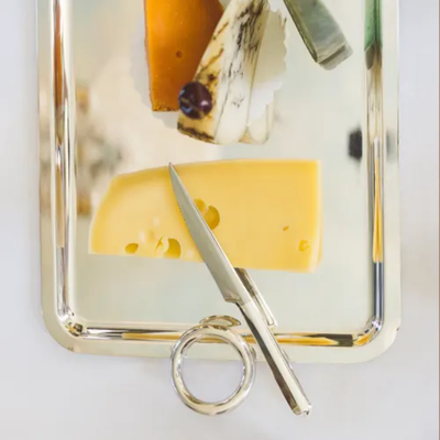 VERTIGO- SILVER PLATED TRAY