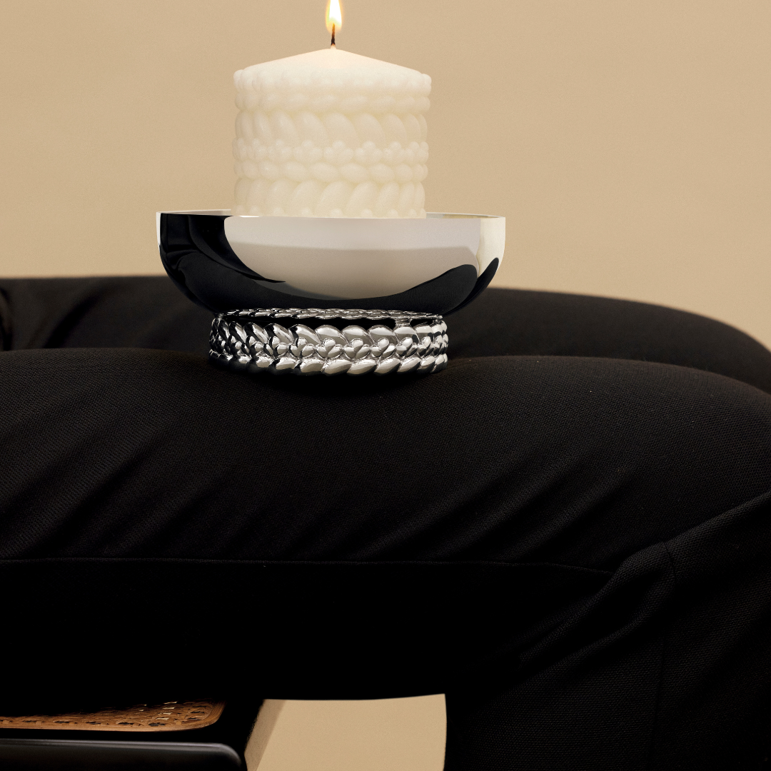 BABYLONE -SILVER PLATED BOWL