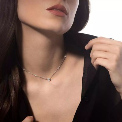 JOY XS -DIAMOND NECKLACE WHITE GOLD