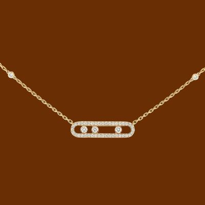 BABY MOVE -DIAMOND NECKLACE PAVÉ