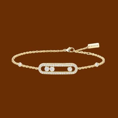BABY MOVE -DIAMOND BRACELET PAVÉ YELLOW GOLD