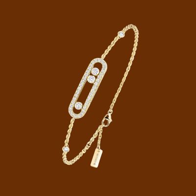 BABY MOVE -DIAMOND BRACELET PAVÉ YELLOW GOLD