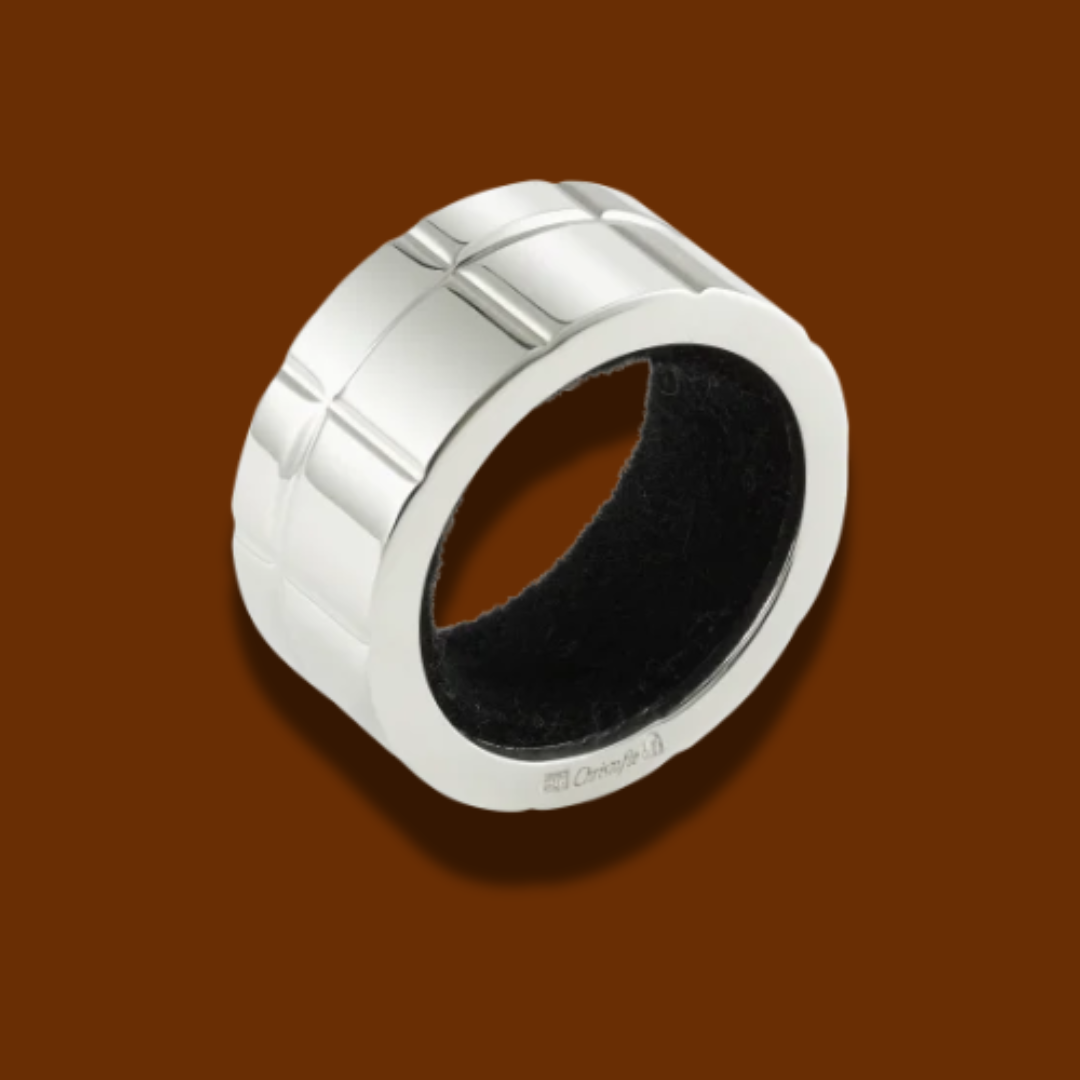 GRAPHIK -SILVER PLATED BACCHUS RING