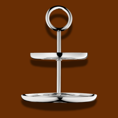 VERTIGO -2-TIER DESSERT STAND