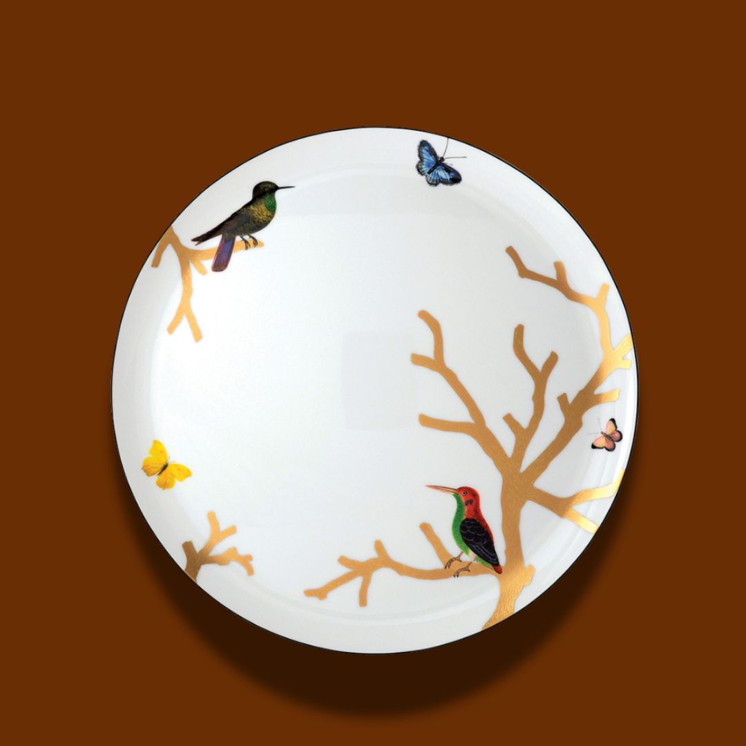 AUX OISEAUX -ROUND TART PLATTER