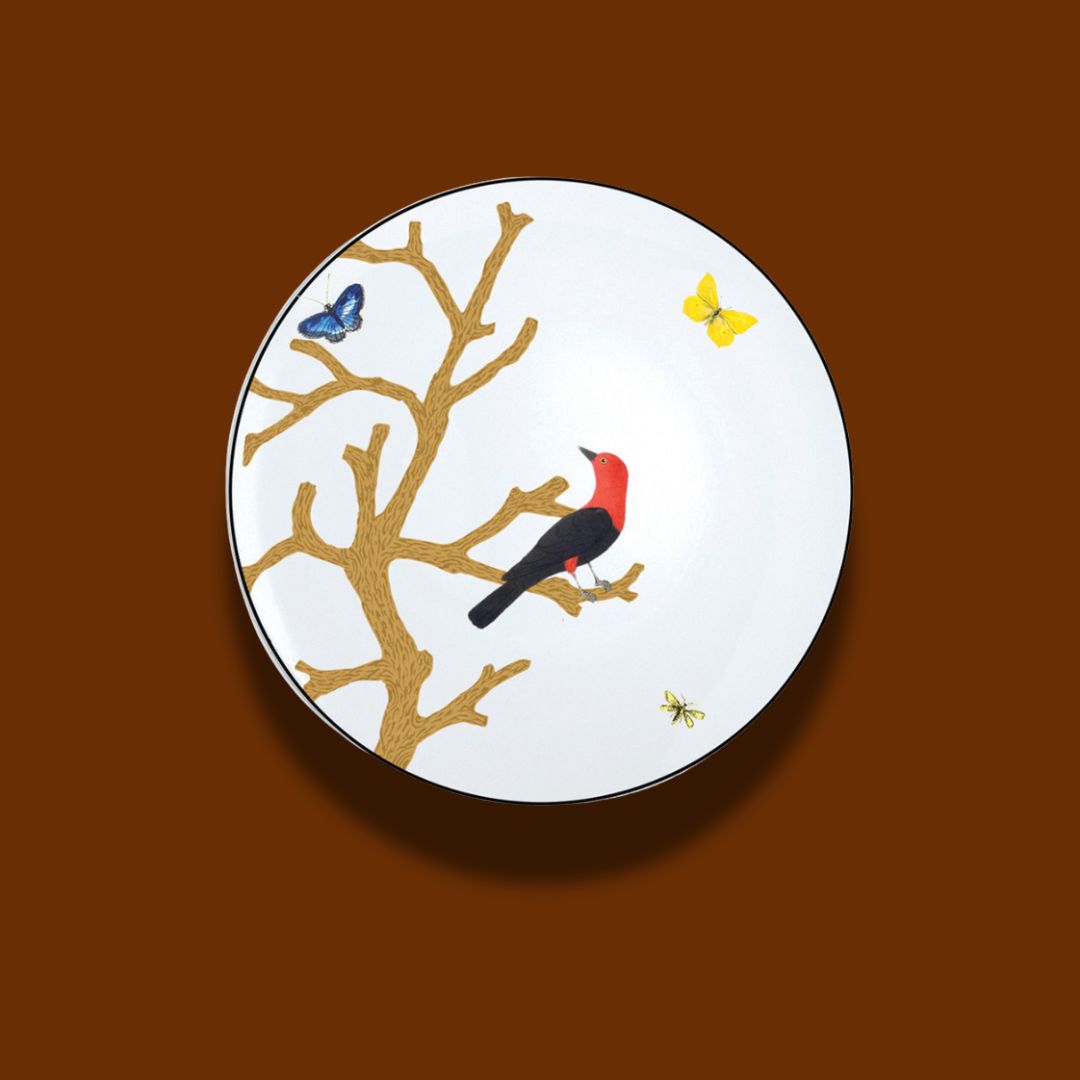 AUX OISEAUX -BREAD &amp; BUTTER PLATE