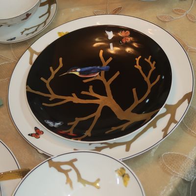 AUX OISEAUX -GIFT BOX SALAD PLATE SET 4