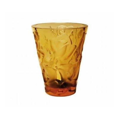 Lalique - Crystal Ispahan Vase (Amber)