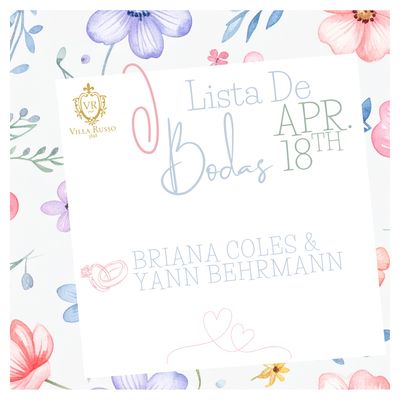 BRIANA COLES &amp; YANN BEHRMANN