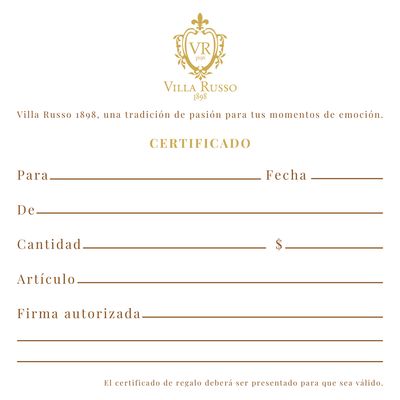 GIFT CERTIFICATE