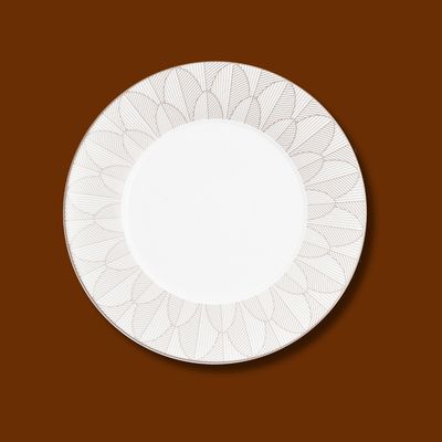 MALMAISON IMPERIALE -PORCELAIN DINNER PLATE PLATINUM FINISH