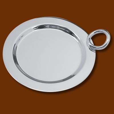 VERTIGO -SILVER PLATED BOTTLED / CARAFE COASTER