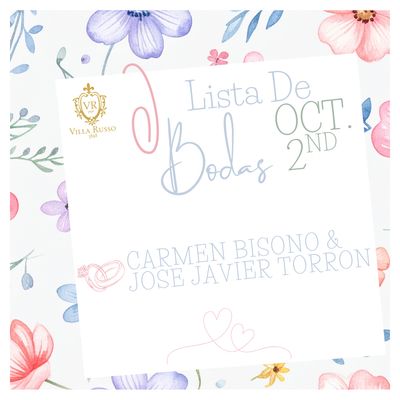 CARMEN BISONO &amp; JOSE JAVIER TORRON
