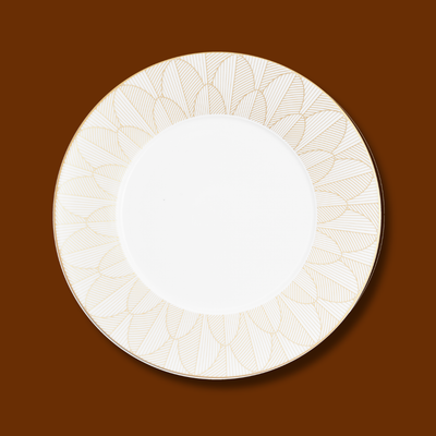 MALMAISON IMPERIALE -PORCELAIN DINNER PLATE GOLD FINISH