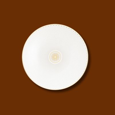 MALMAISON IMPERIALE -PORCELAIN DESSERT PLATE GOLD FINISH