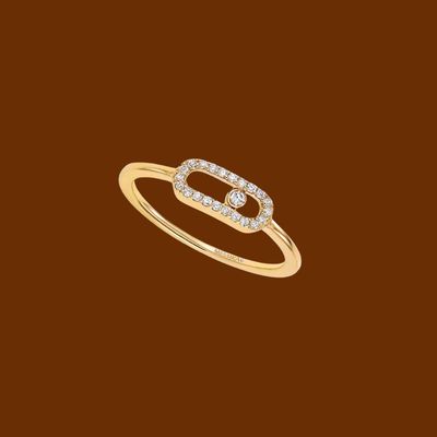 MOVE UNO -DIAMOND RING YELLOW GOLD