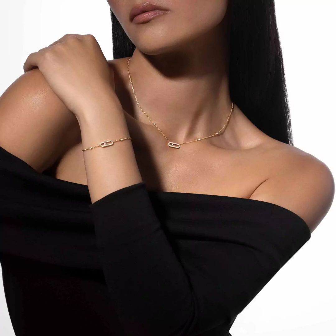 MOVE UNO -DIAMOND NECKLACE PAVÉ