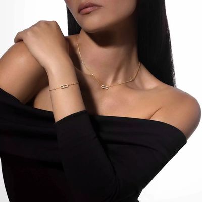 MOVE UNO -DIAMOND NECKLACE PAVÉ