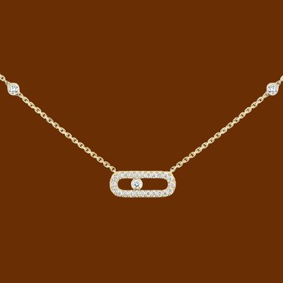 MOVE UNO -DIAMOND NECKLACE PAVÉ
