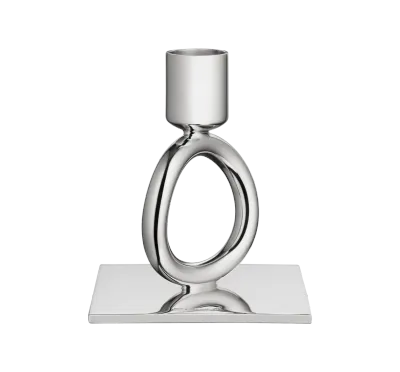 CHRISTOFLE VERTIGO S/P 1 RING CANDLESTICK HOLDER