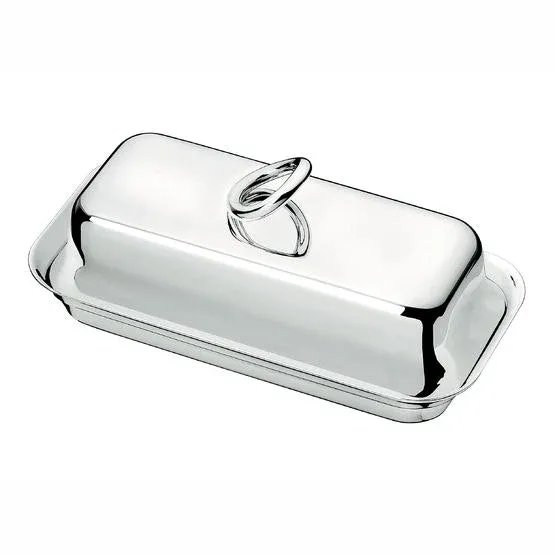CHRISTOFLE VERTIGO S/P BUTTER DISH W LID