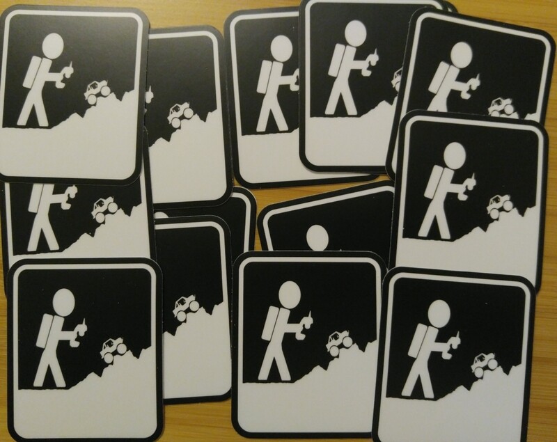 Small Black Vinyl Decal