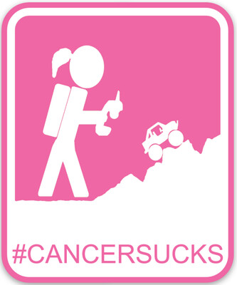 #CANCERSUCKS Ponytail