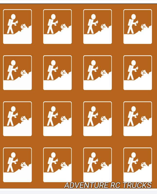 1/10 scale stickers
