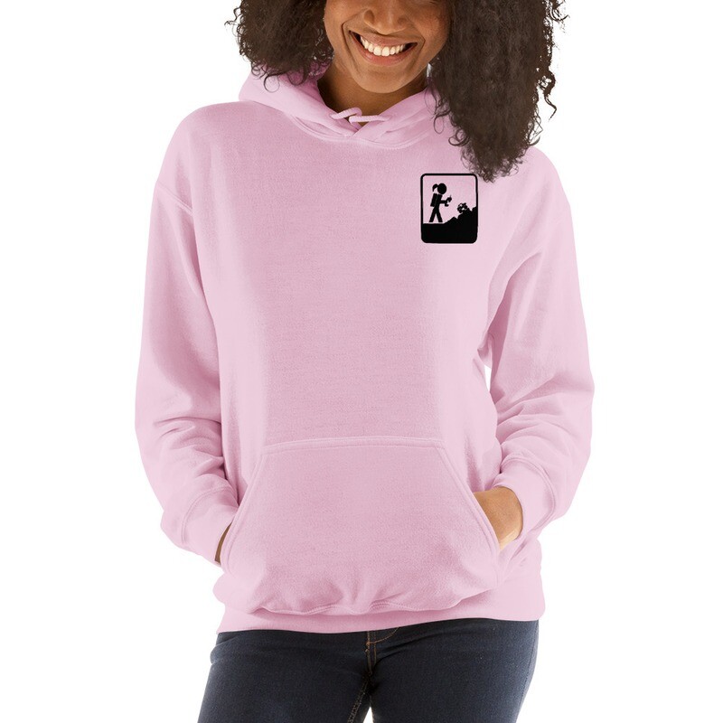Ladies Hoodie front and back